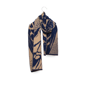 Wollschal AURATA midi indigo von WOLVIS