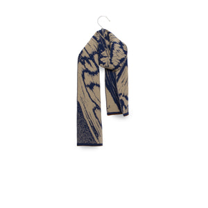 kleiner Wollschal AURATA mini indigo von WOLVIS
