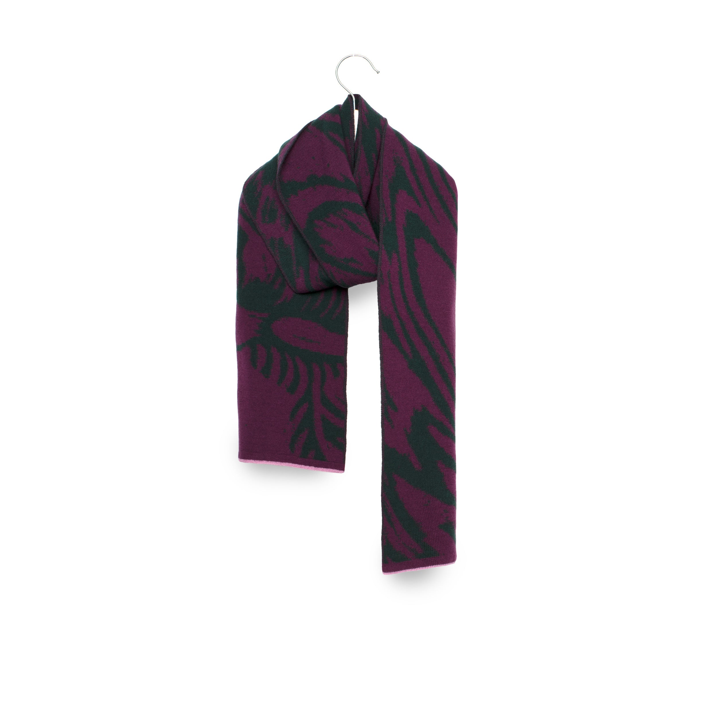 Wollschal CERURA mini und midi grape WOLVIS