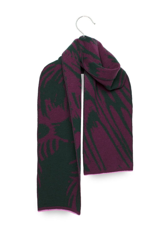 Wollschal CERURA mini und midi grape WOLVIS