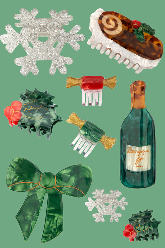 Winterhaarspange Weihnachtsspange Coucou Suzette