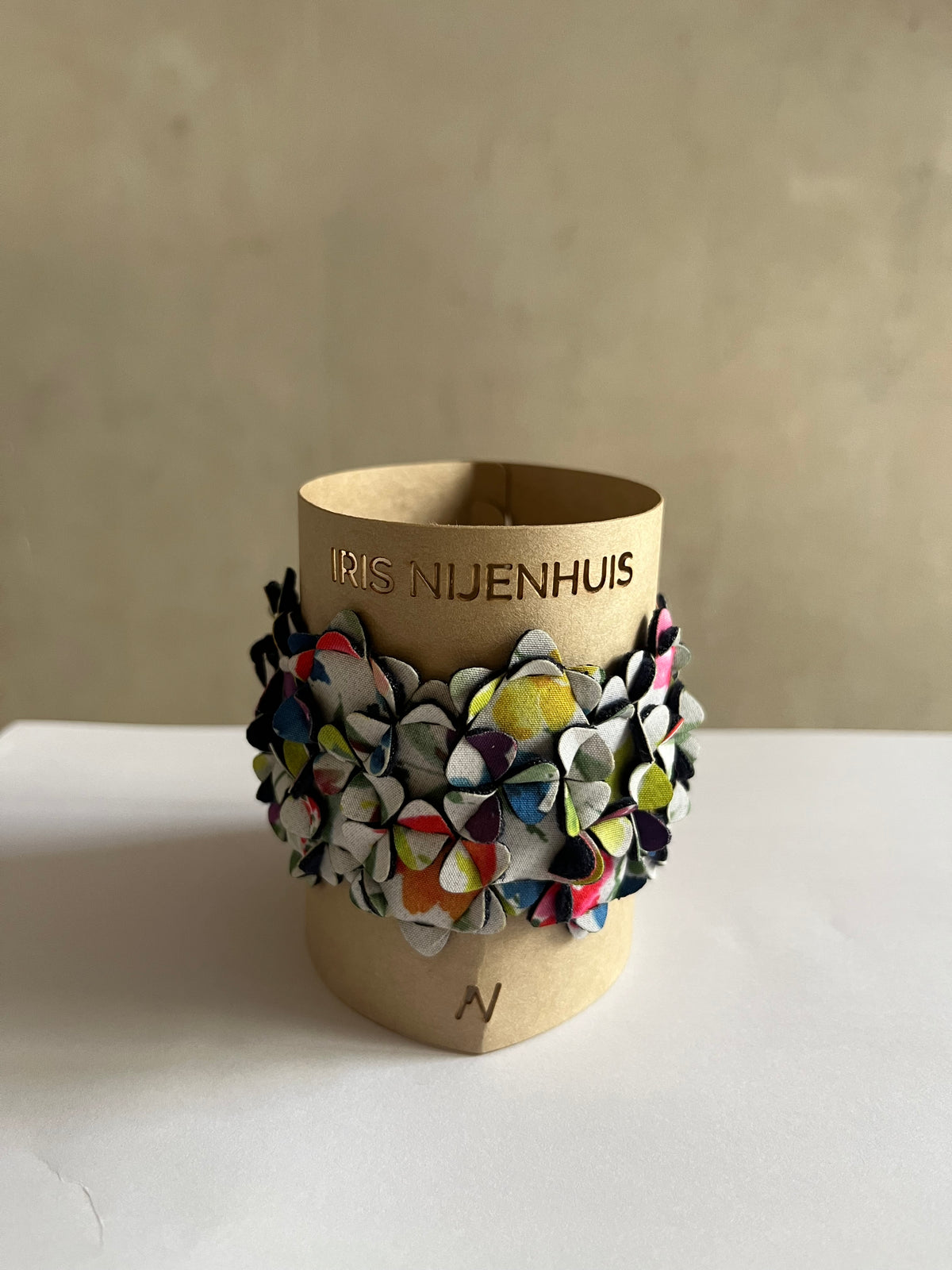 Breites Stoffarmband verschiedene Farben - IRIS NIJENHUIS