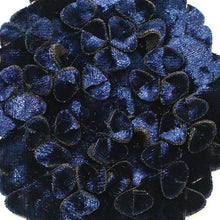 Laden Sie das Bild in den Galerie-Viewer, Runde Stoffohrringe verschiedene Farben an Silberkette - Minis on a chain - IRIS NIJENHUIS