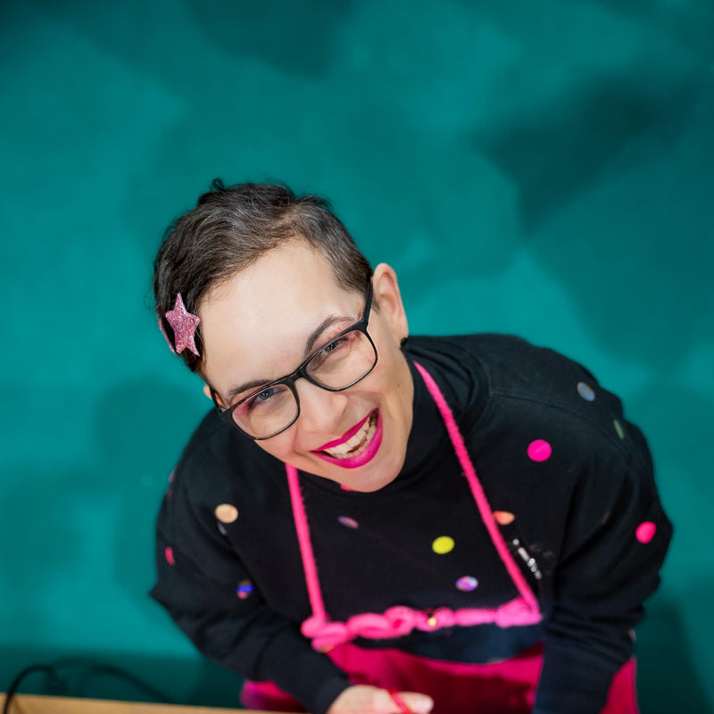 Bügelkonfetti zum verschönern von Textilien SEKUNDAER-SCHICK