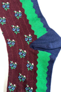 Socken mit kleinen Rosen Exquisite J