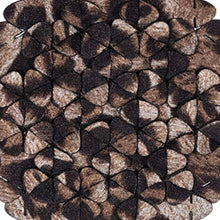 Laden Sie das Bild in den Galerie-Viewer, Runde Stoffohrringe verschiedene Farben an Silberkette - Minis on a chain - IRIS NIJENHUIS