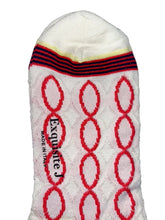 Laden Sie das Bild in den Galerie-Viewer, gemusterte Socken grau grün oder weiß rot Exquisite J