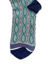 Laden Sie das Bild in den Galerie-Viewer, gemusterte Socken grau grün oder weiß rot Exquisite J