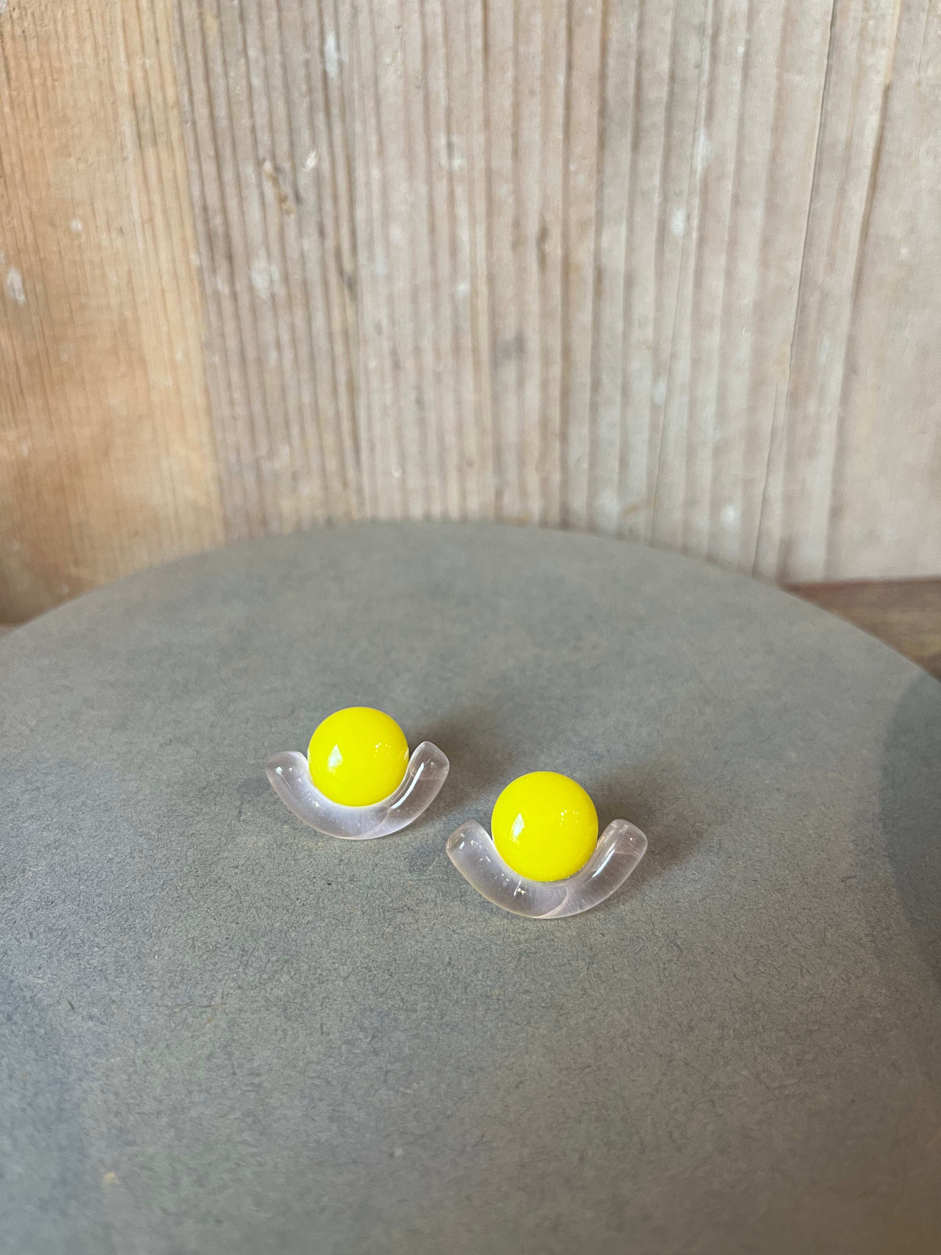 Zweifarbige Ohrstecker Glas - BEIRA SoulColour