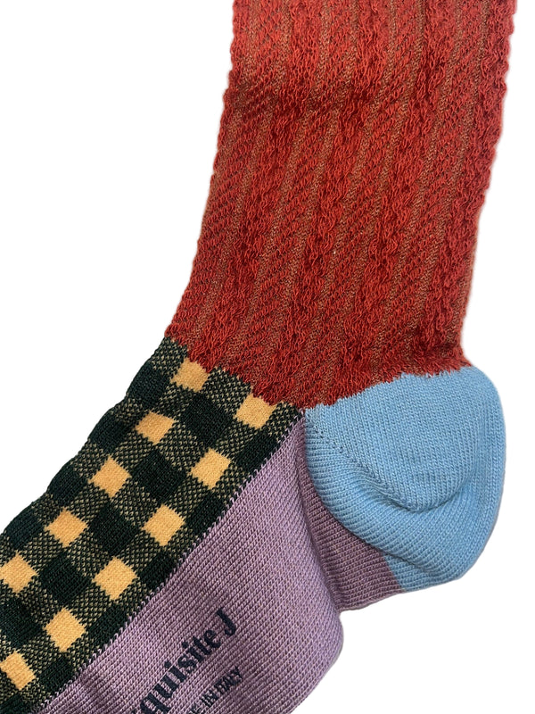 Mustermix mit Karo Socken Exquisite J