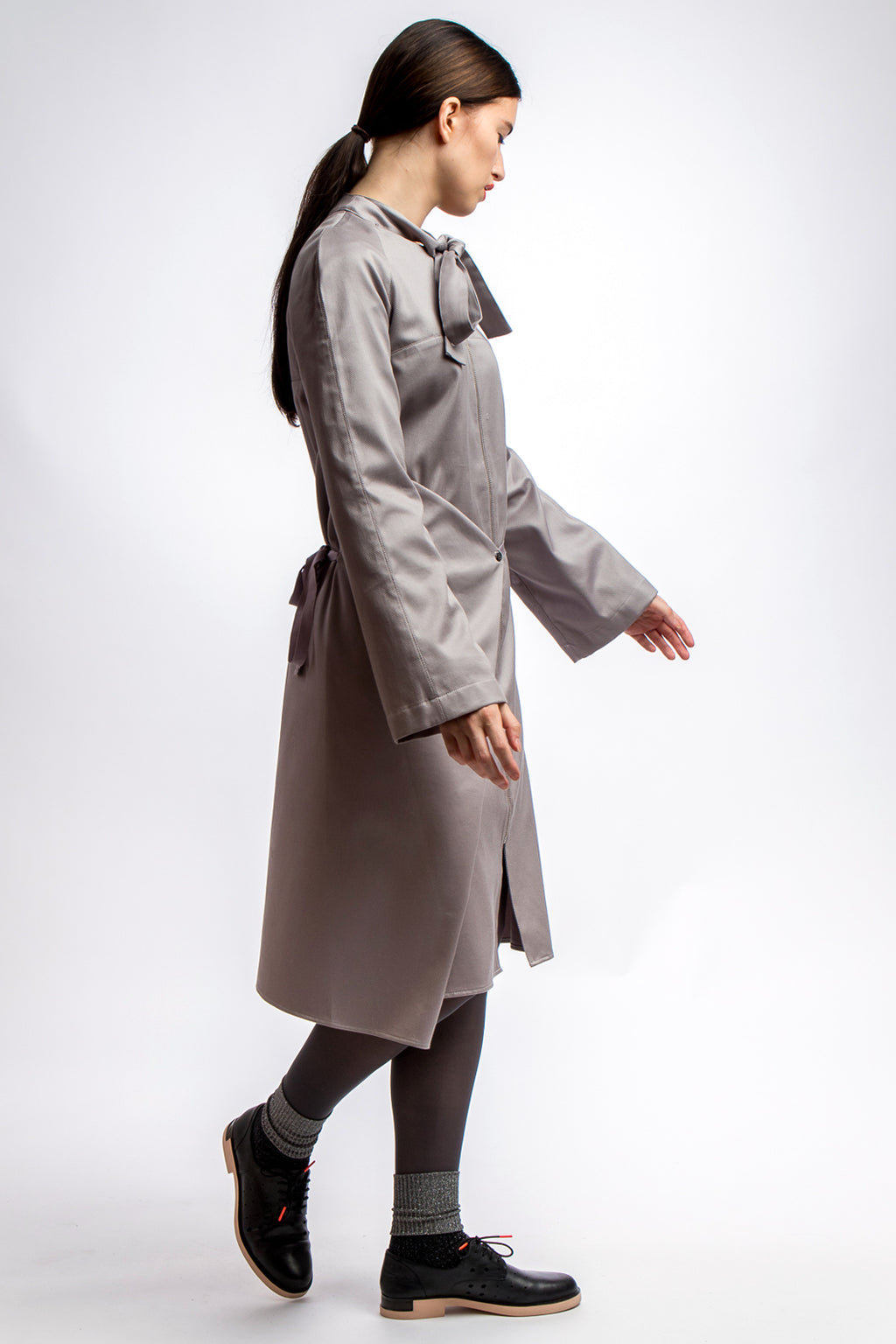Adjustable Grey Summer-Coat