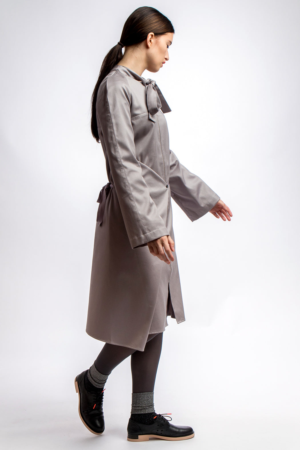 Adjustable Grey Summer-Coat