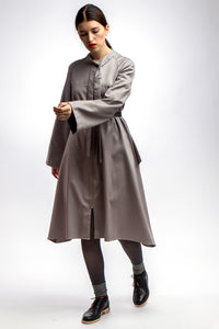 Adjustable Grey Summer-Coat