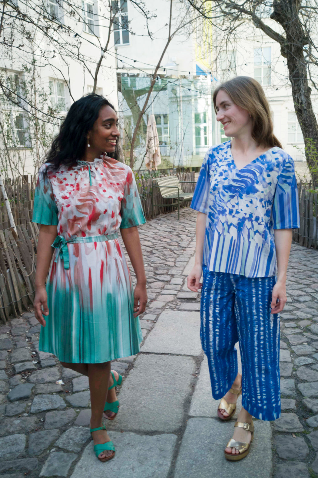 loose summer dress made from Tencel