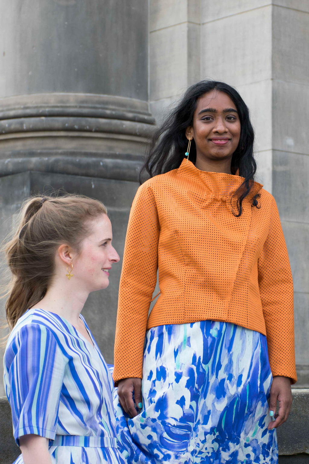 Berlin made womens blazer asymmetric business look - Clara Kaesdorf