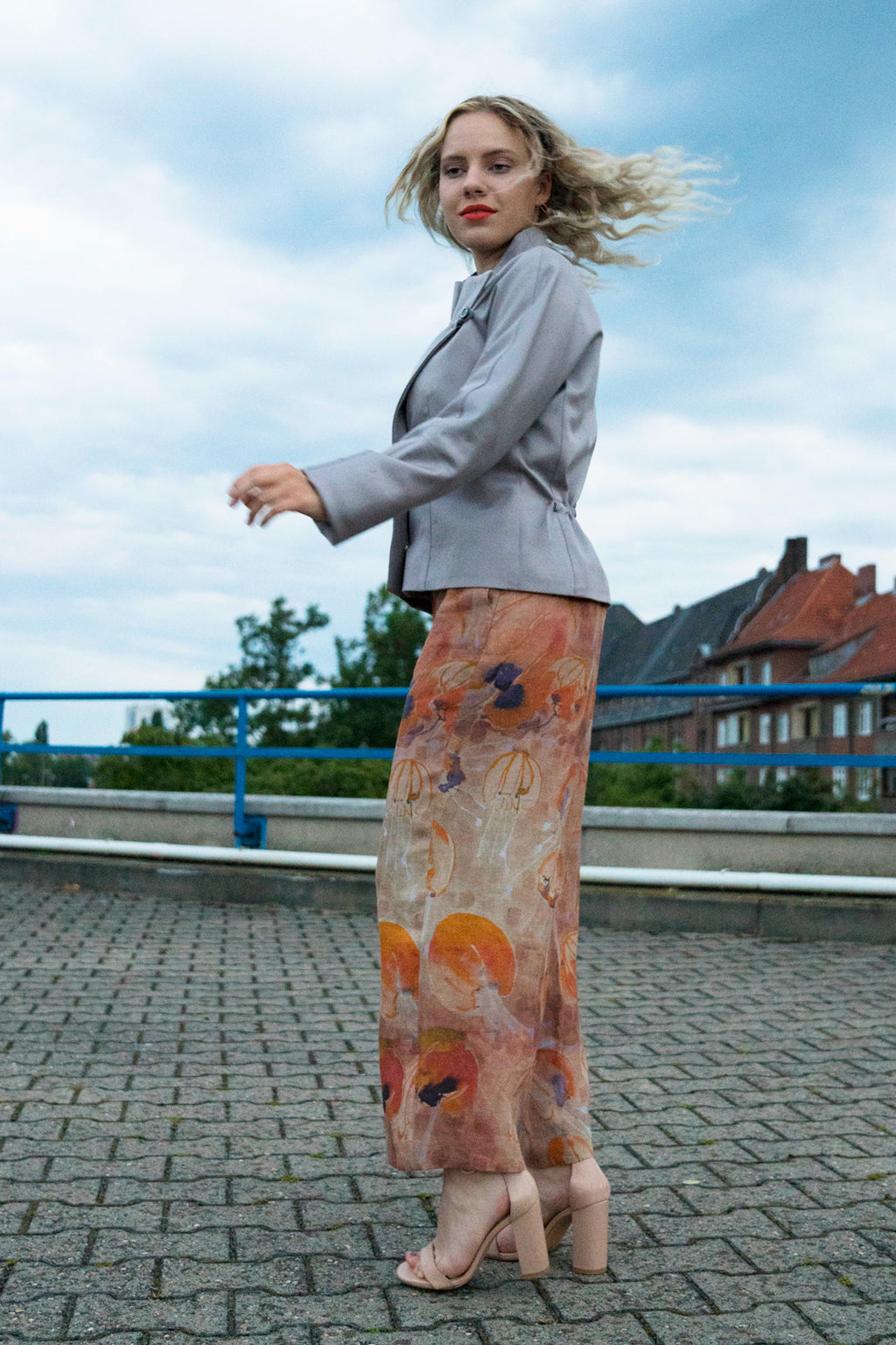 Gray Blazer CLARA KAESDORF