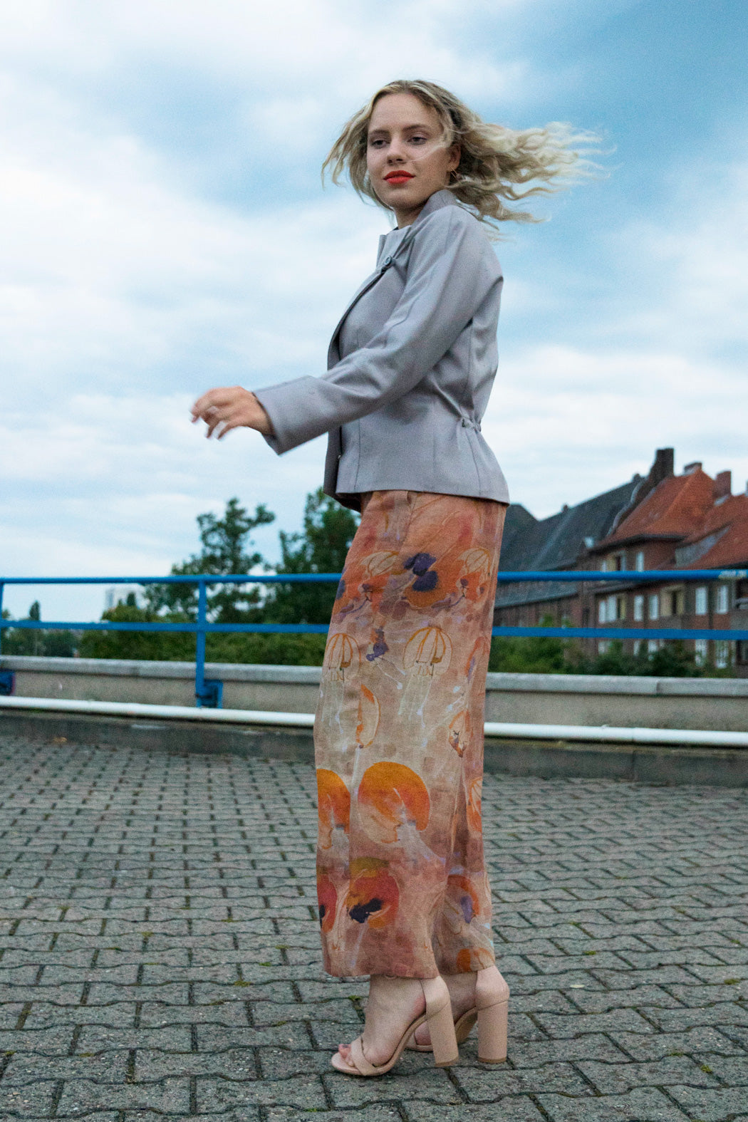 Gray Blazer CLARA KAESDORF