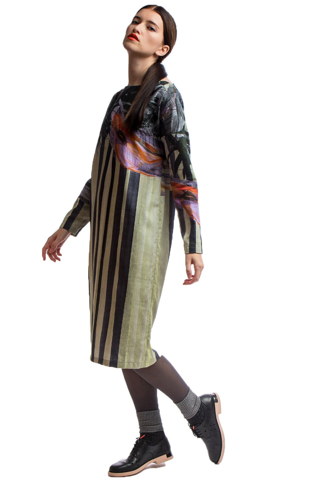 Loose Dress Light Print