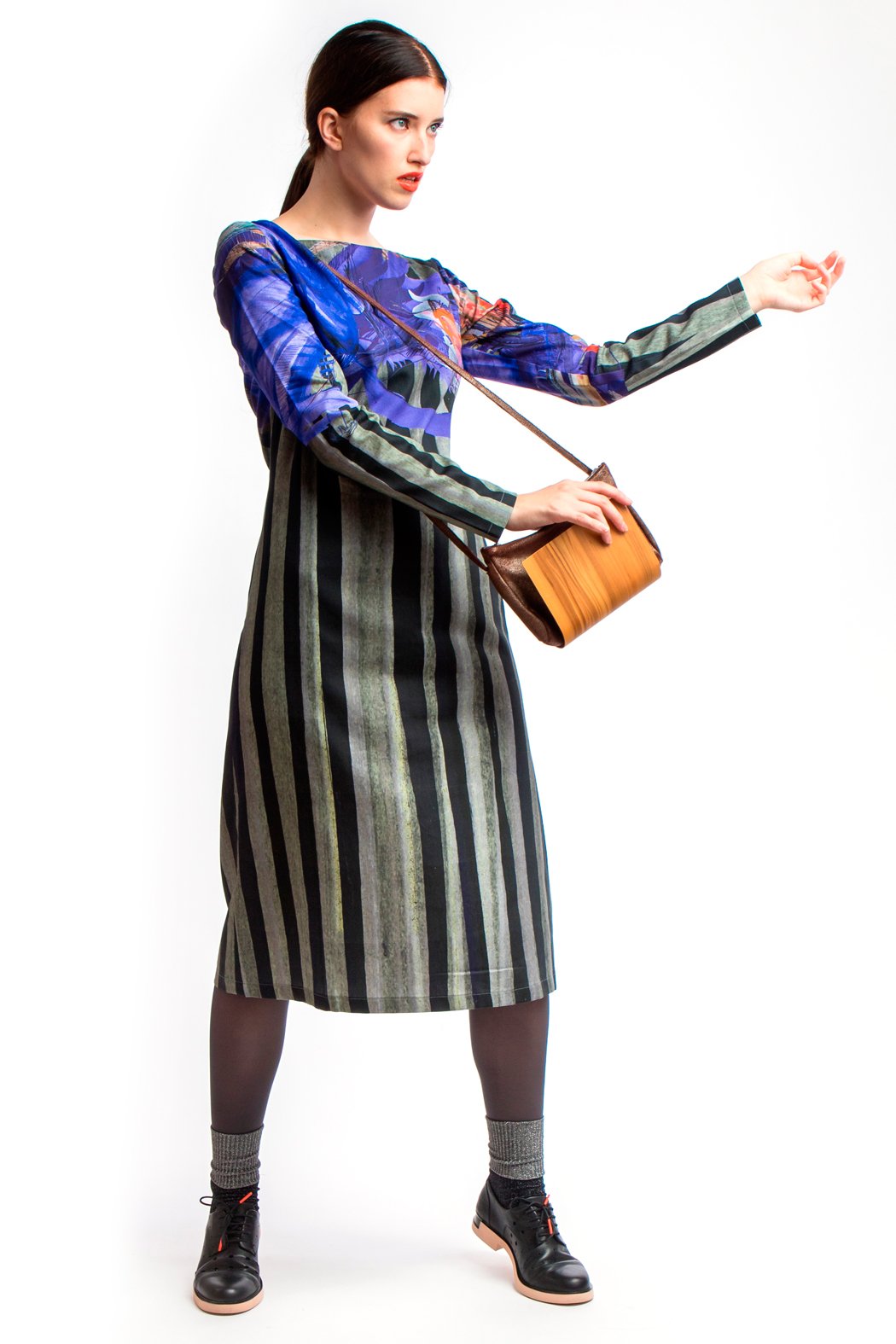 Shift Dress Blue Print