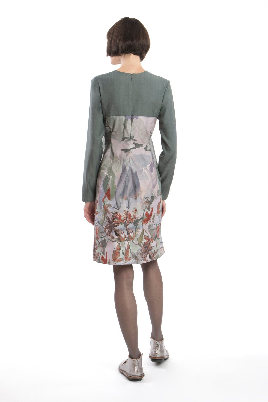 Changeable Dress Green-Red