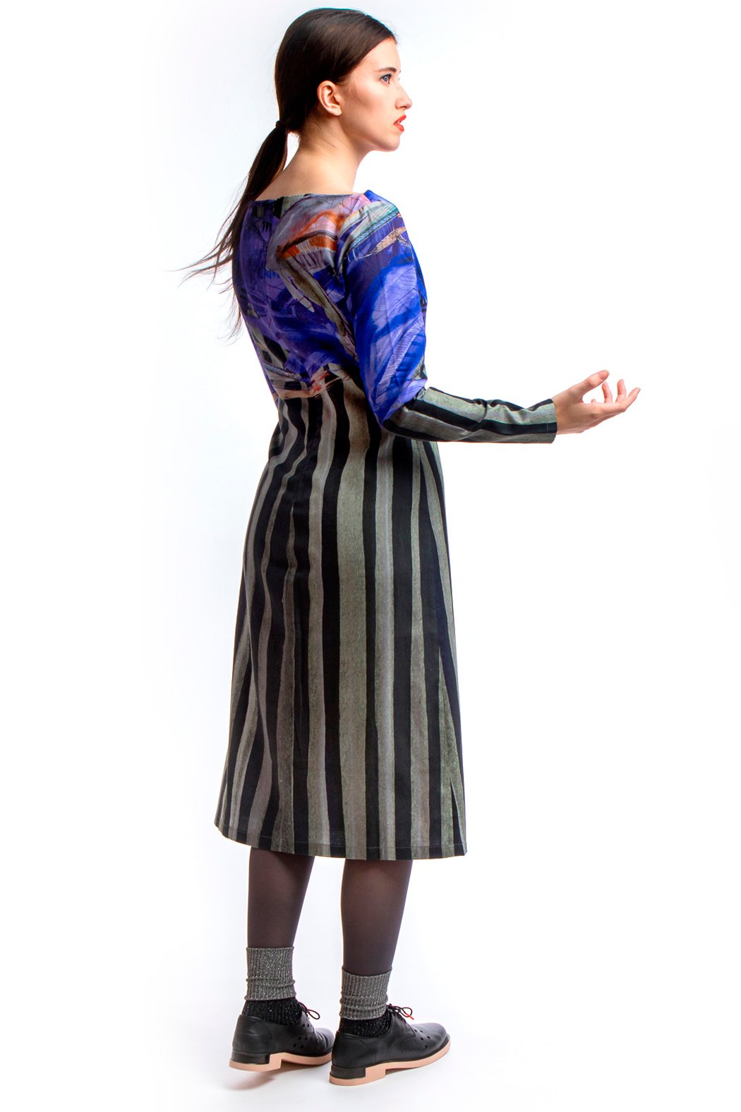 Shift Dress Blue Print