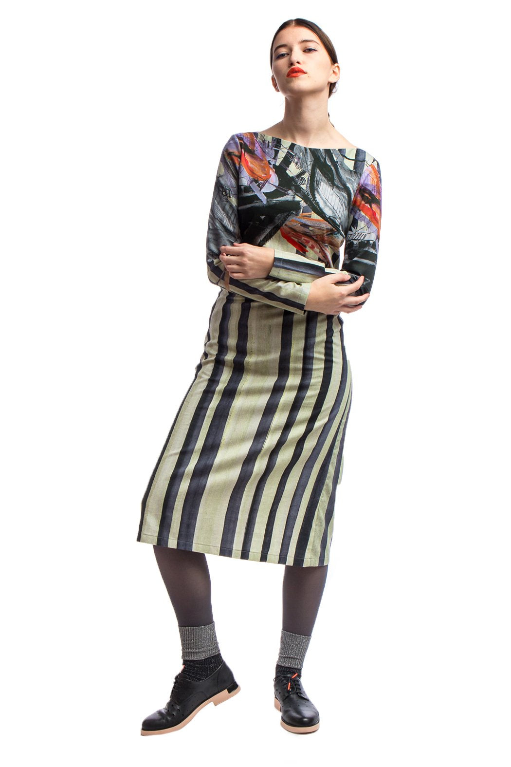 Shift Dress Beige