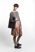 Leather-Shopper Black-Bronze