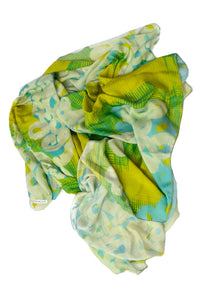 Scarf Yellow Turquoise