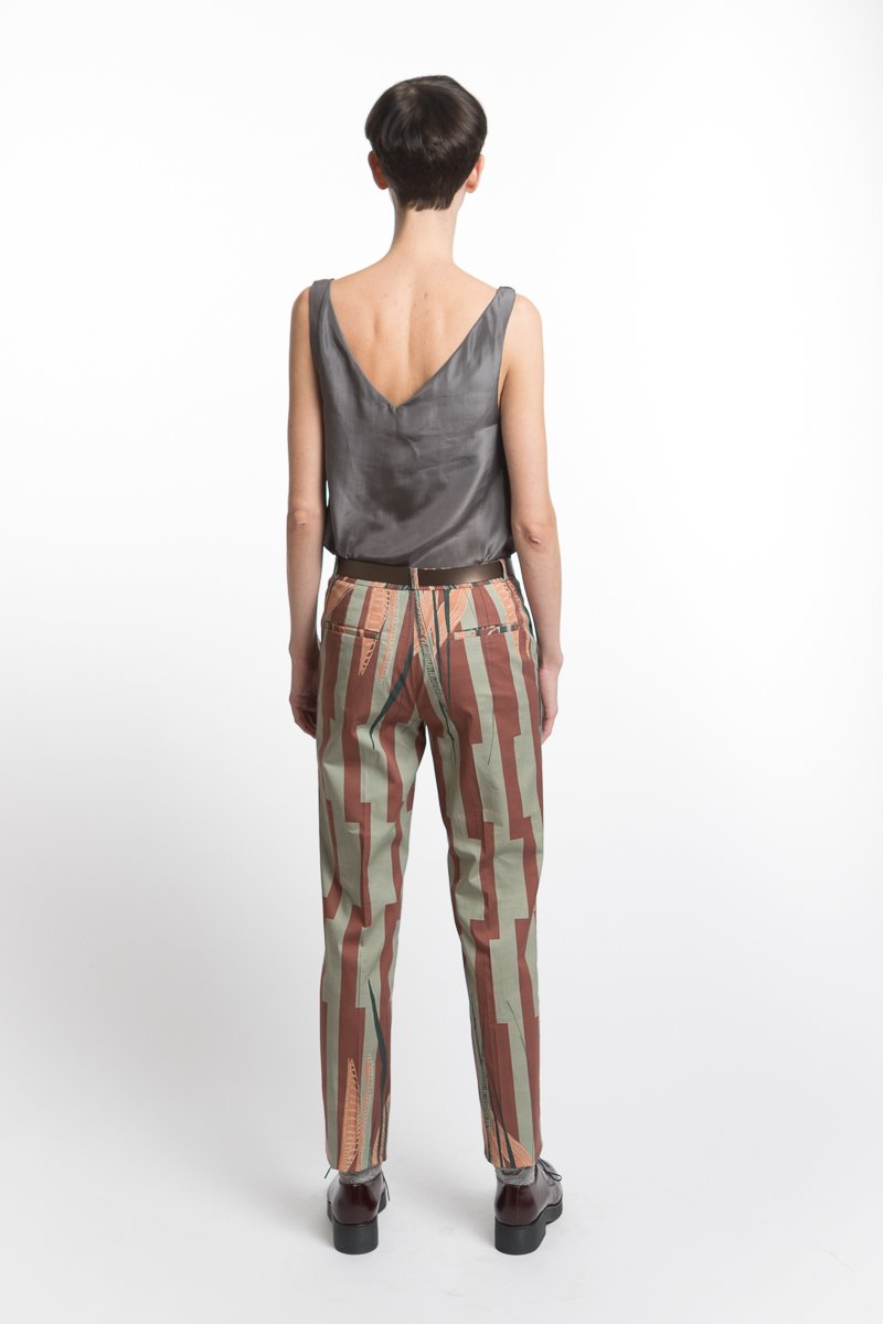 Pants Leaf Print
