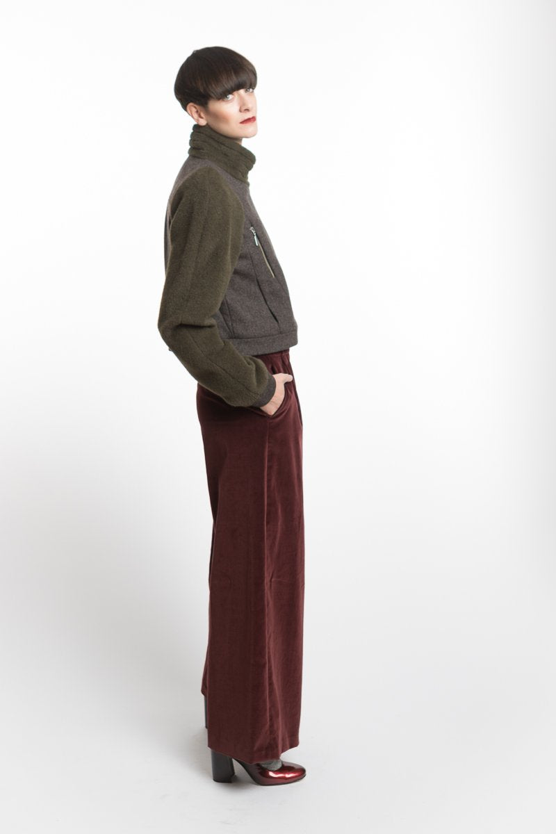 Marlene Pants Red Velvet