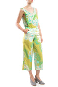 V-neck Print Yellow