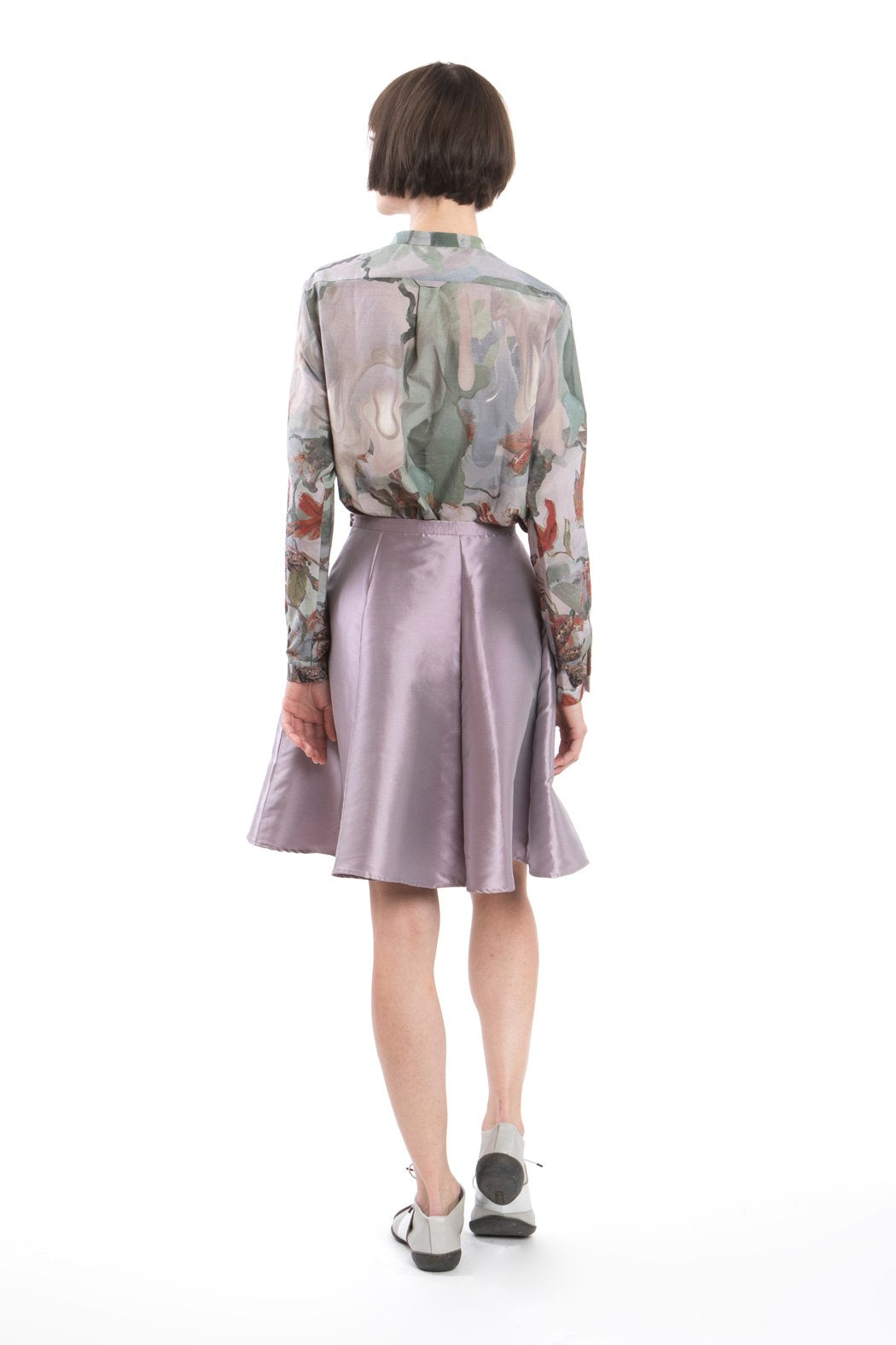 Blouse Print Wax-Red