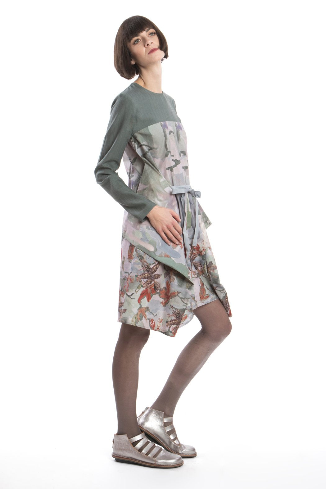Changeable Dress Green-Red