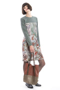 Dress Slim Flower-Red