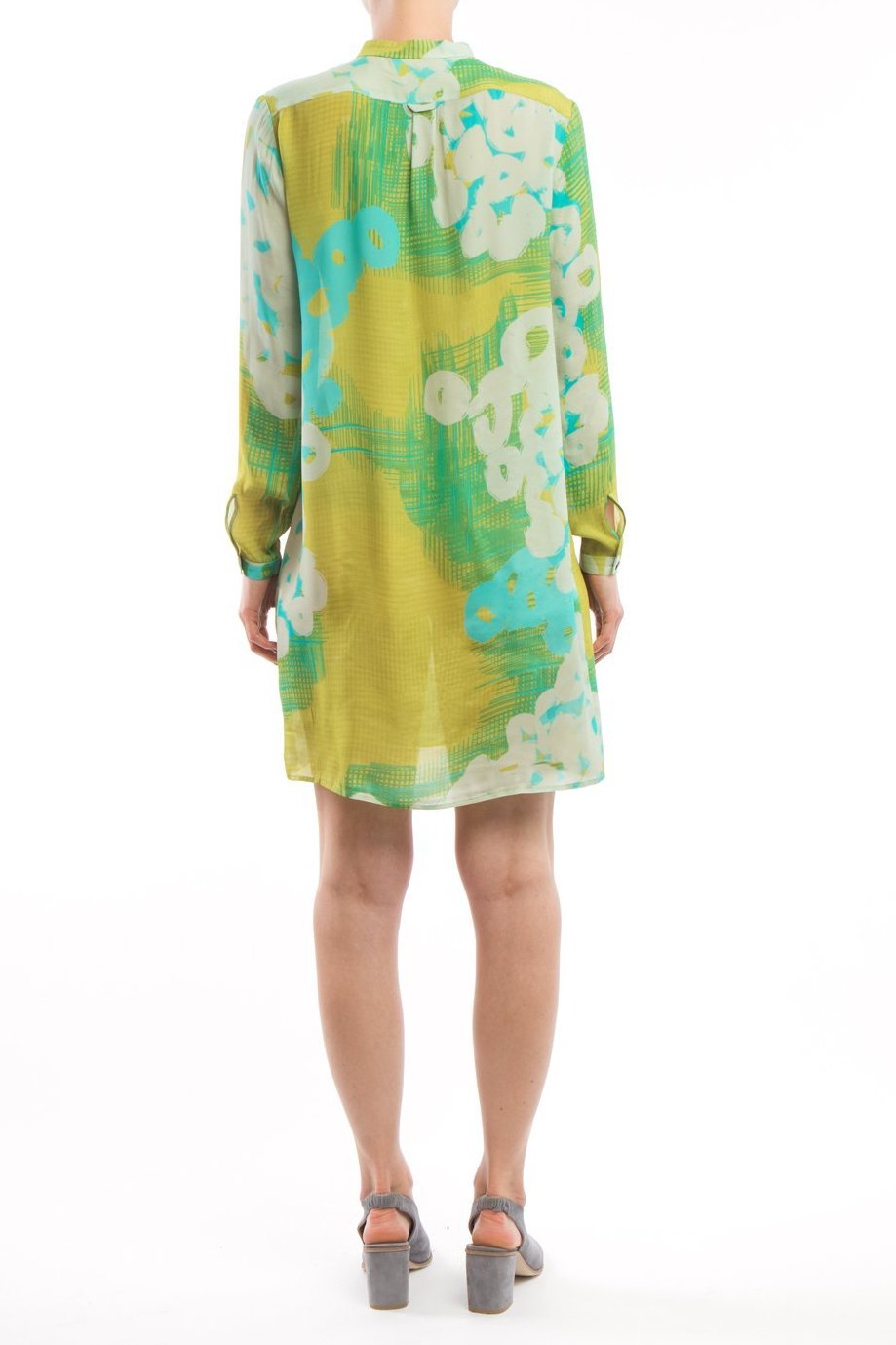 Shirtdress Yellow Turquoise