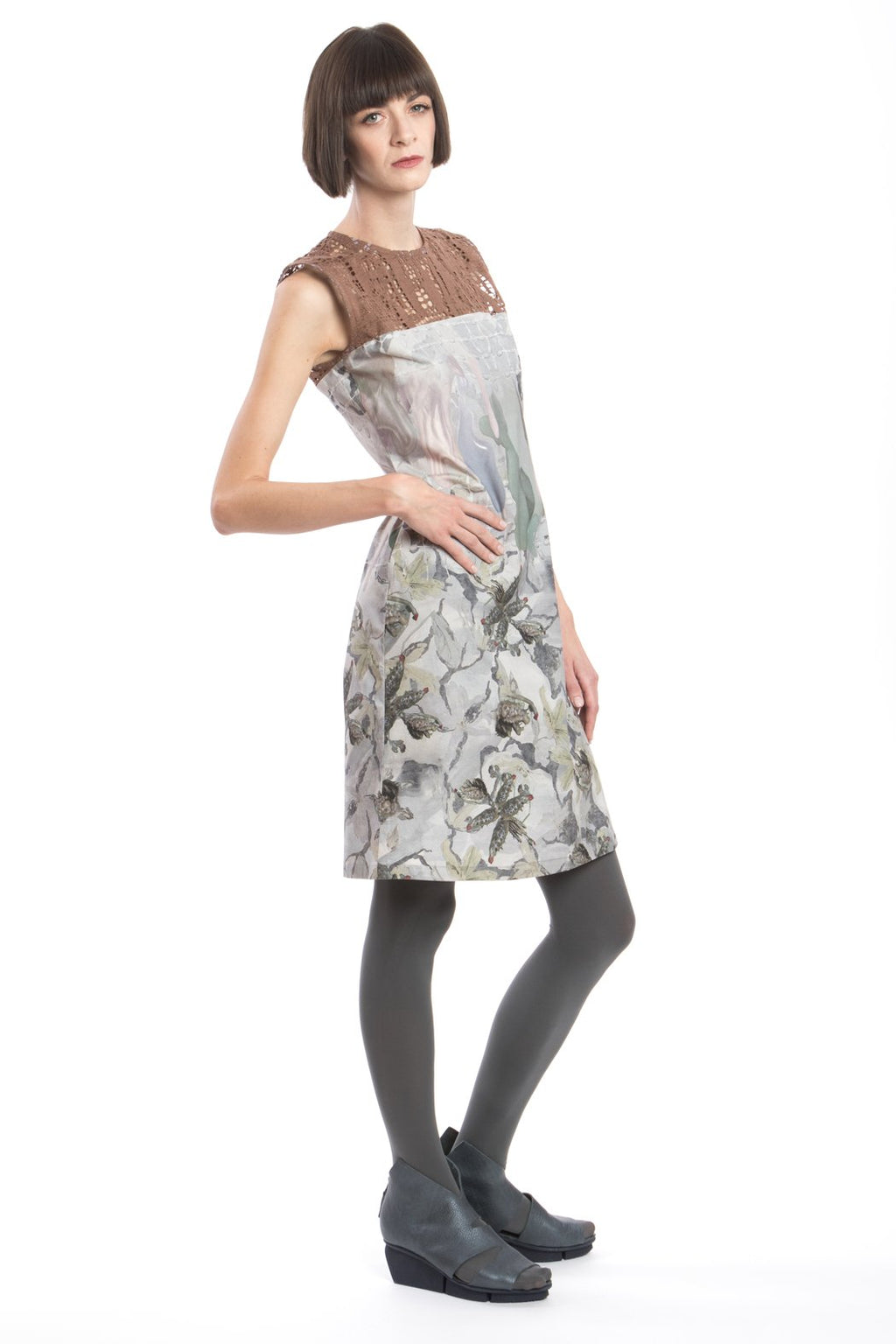 Dress Slim Flower-Net