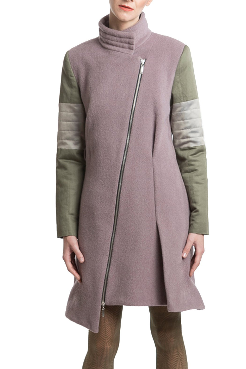 Coat Pink Green