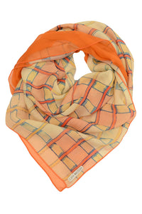 Silk Scarf Check