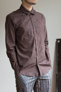 Shirt in brown pattern