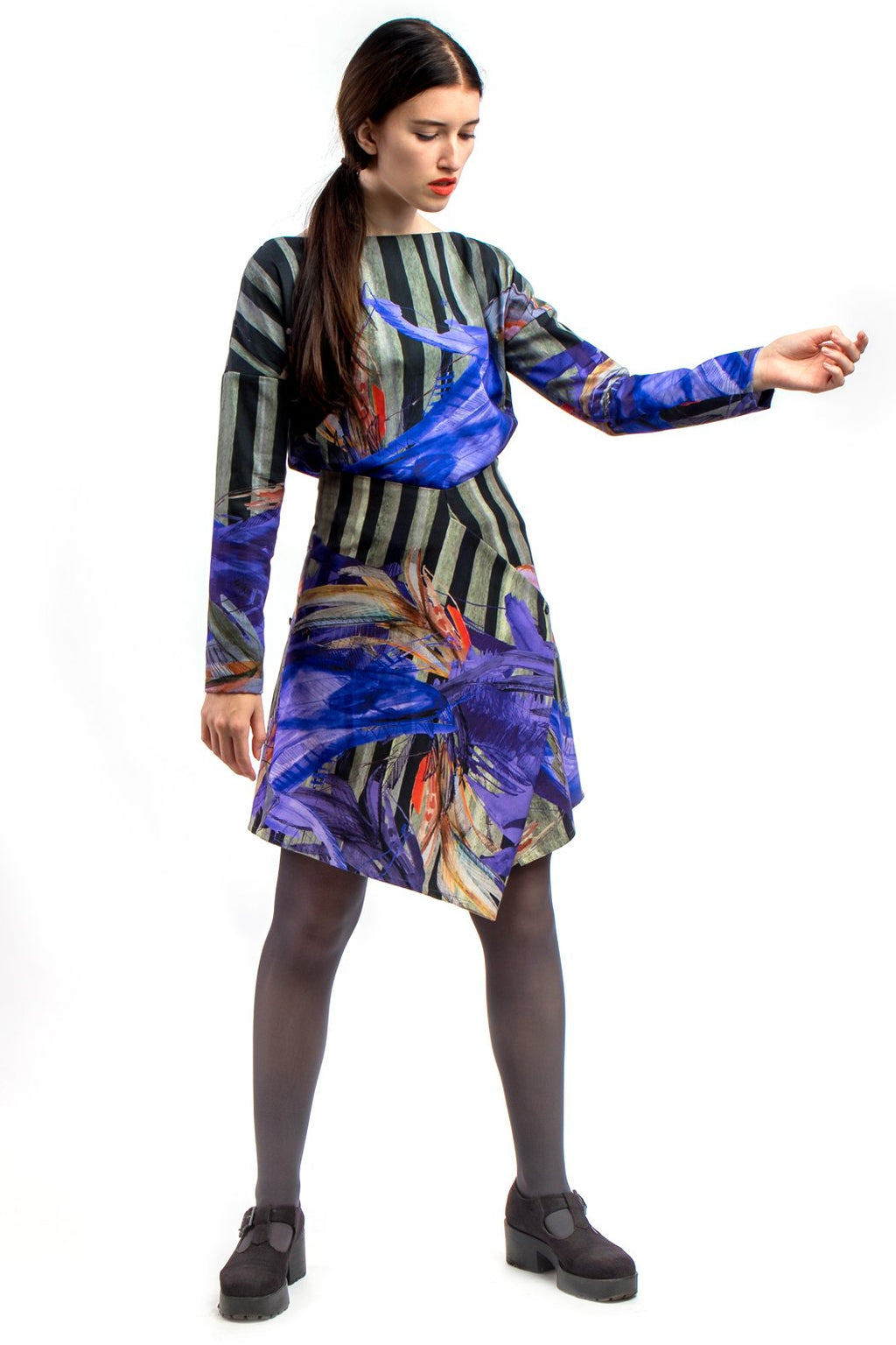 Longsleeve Shirt Printed Dark