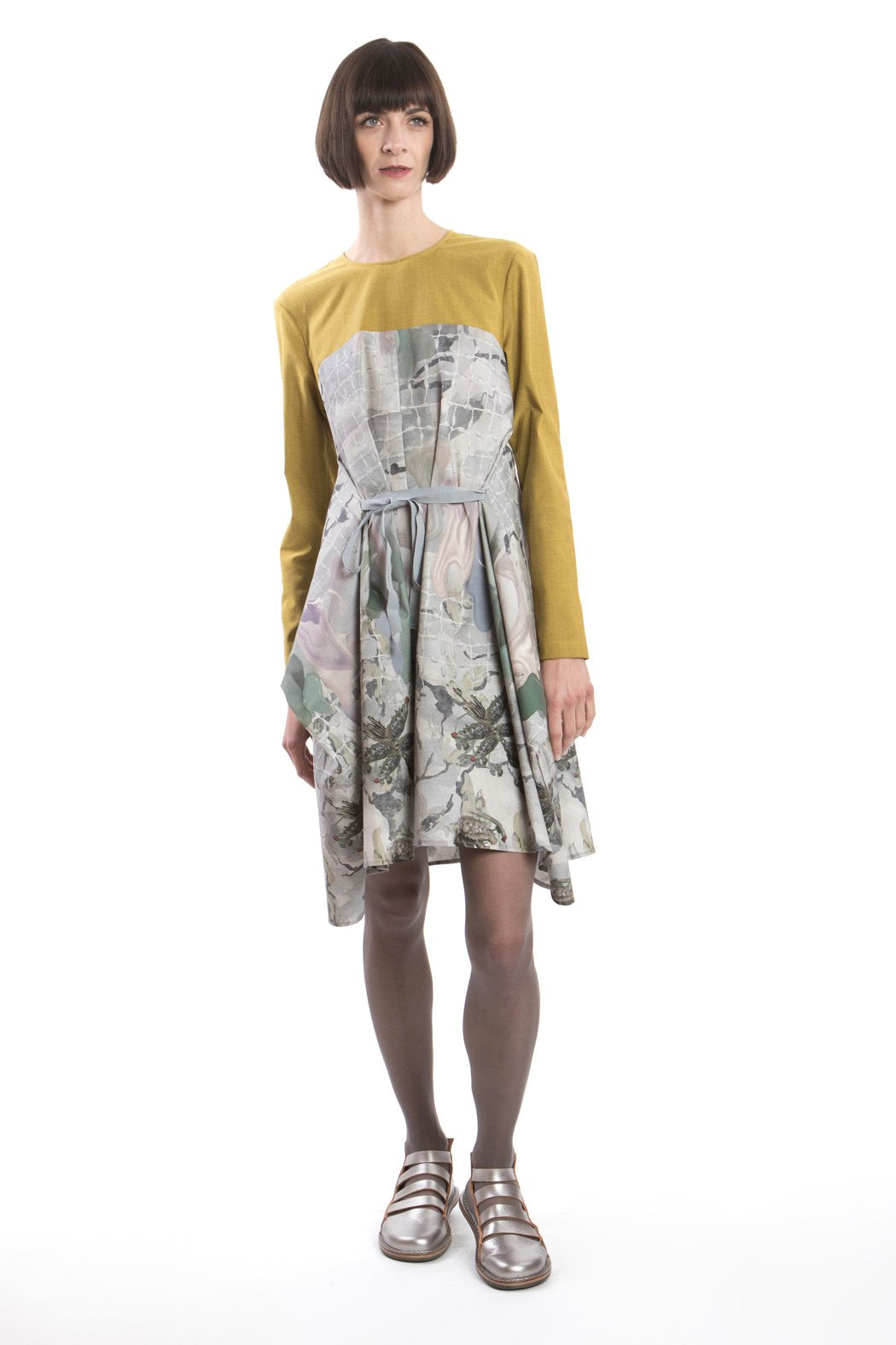 Changeable Dress Grey-Yellow