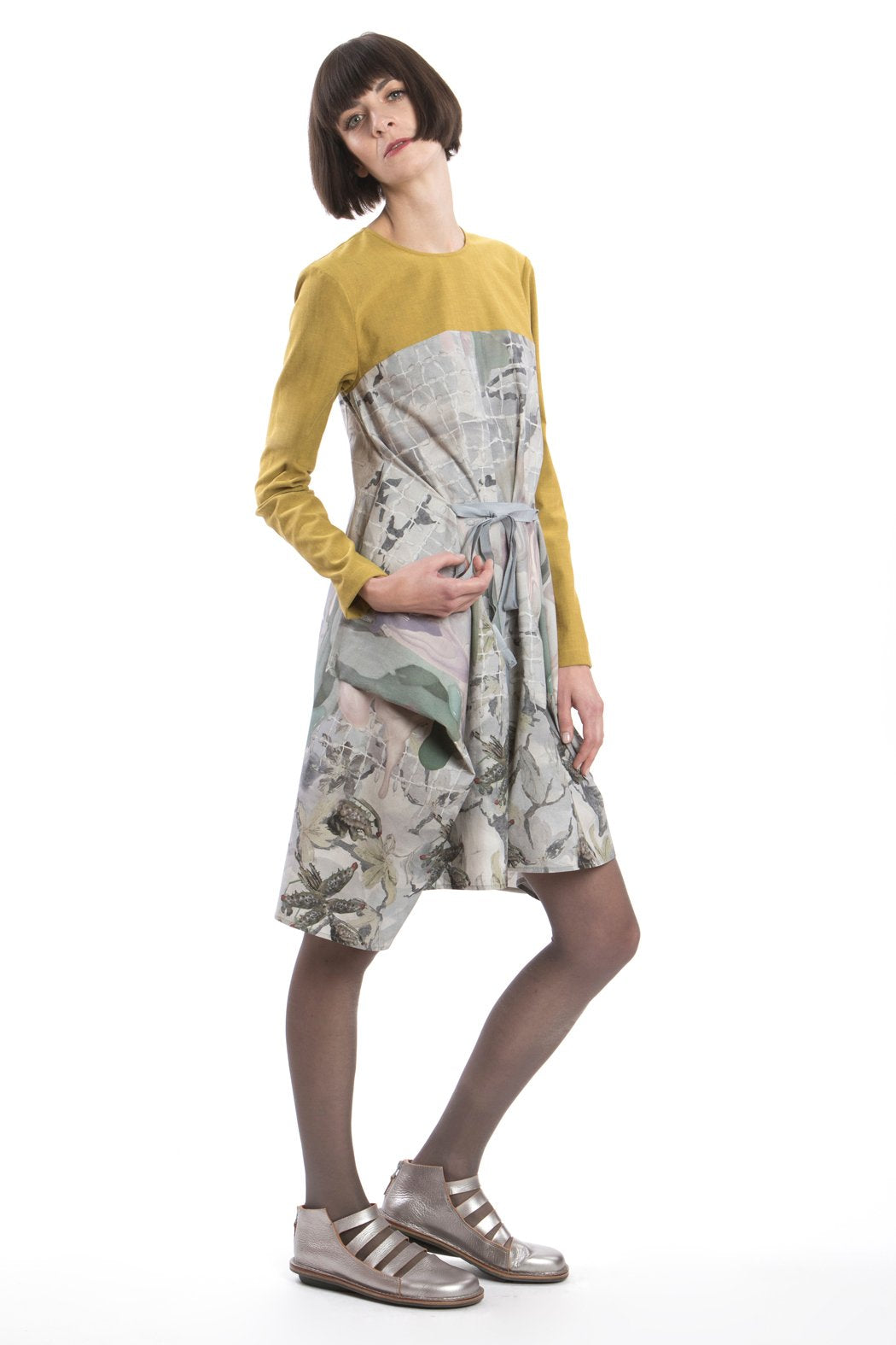 Changeable Dress Grey-Yellow