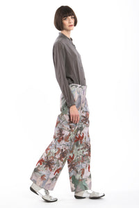 Marlene Pants Flower-Red