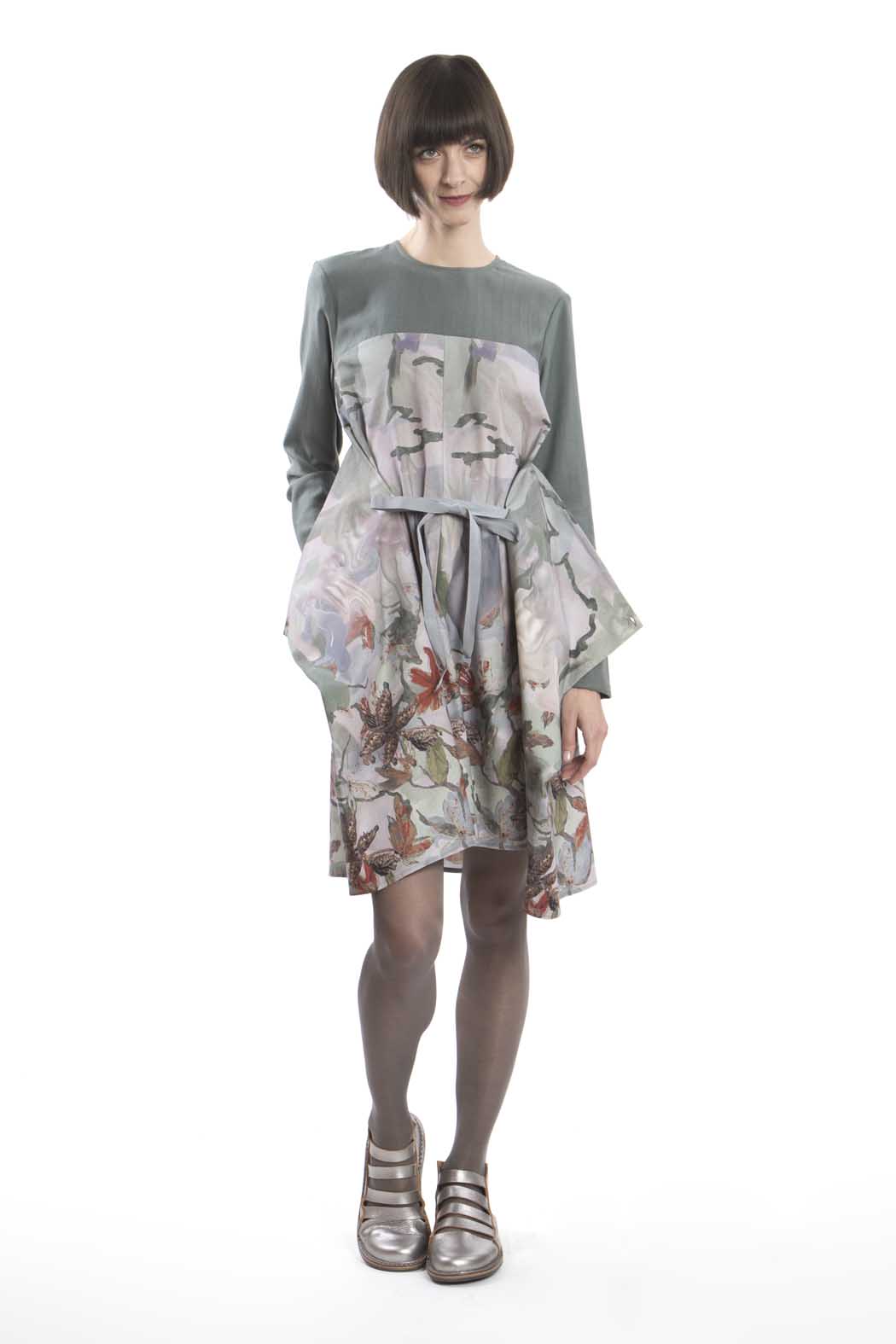 Changeable Dress Green-Red