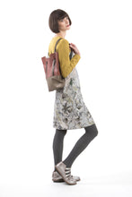 Laden Sie das Bild in den Galerie-Viewer, Dress Slim Flower-Yellow