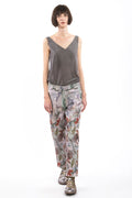 Trousers Flower Red