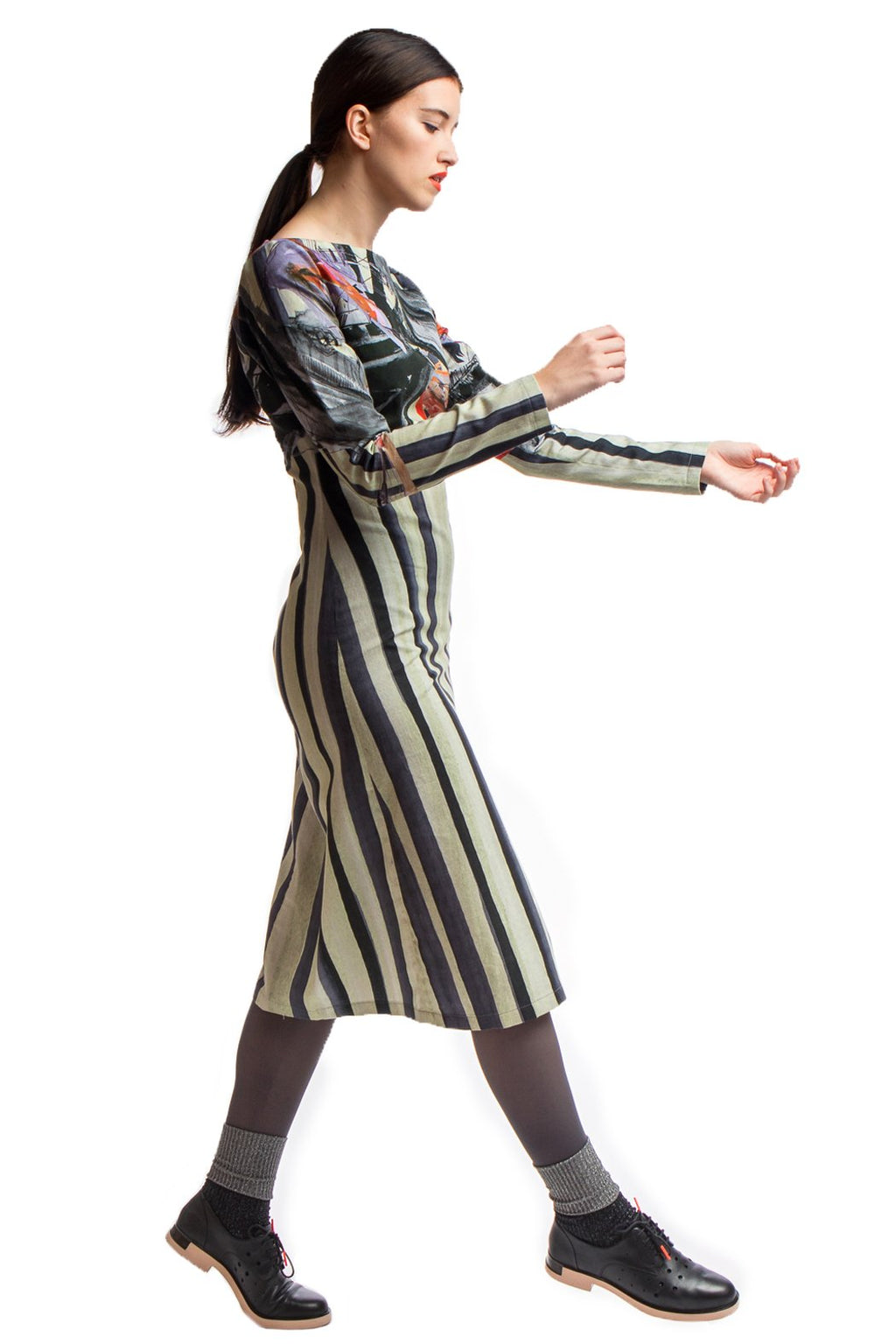 Shift Dress Beige