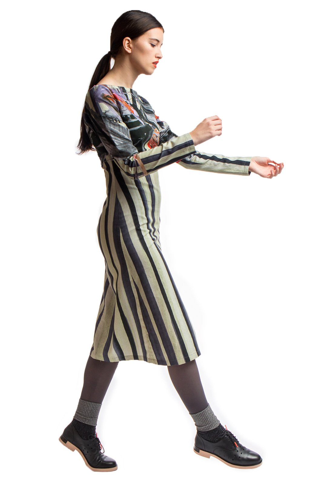 Shift Dress Beige