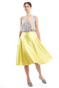 Flared Skirt Yellow