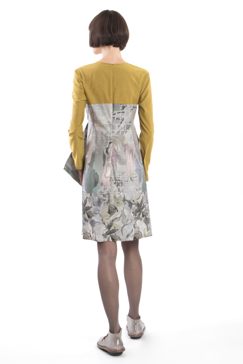 Changeable Dress Grey-Yellow